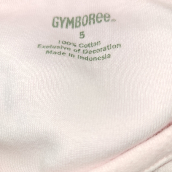 🌸 Vintage Gymboree Flower Garden Outfit Sequined Top & Embroidered Jean Shorts - Picture 3 of 10